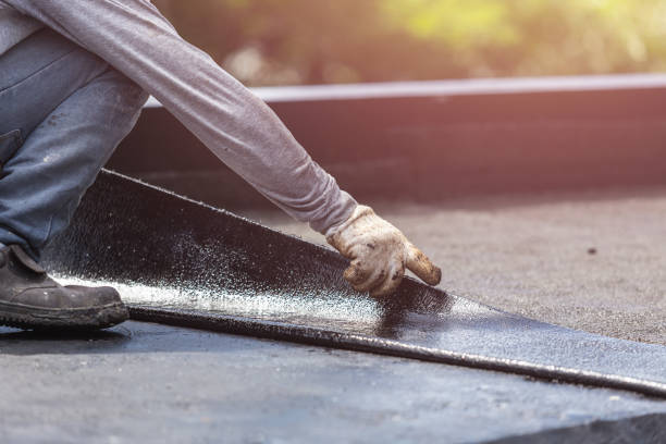Professional Exterior Waterproofing technician working in Pennsauken, NJ